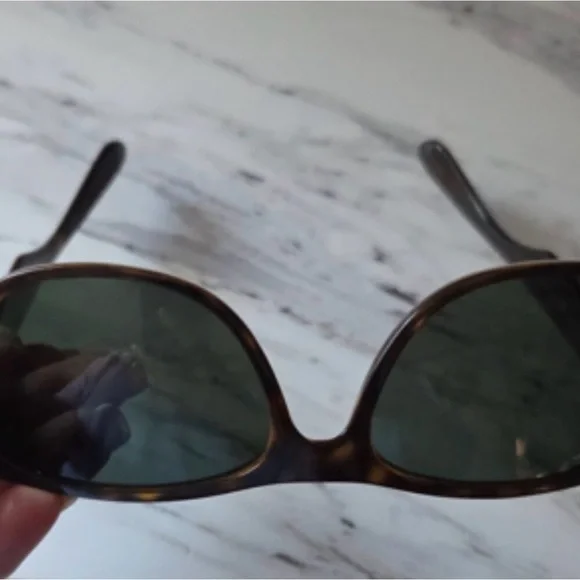 Ray-Ban POLARIZED RB 2132 New Wayfarer 58/18 Dark Tortoise Sunglasses ~Rare Size - Picture 2 of 11